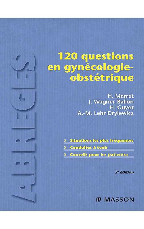 120.questions.en.gynécologie.obstétrique