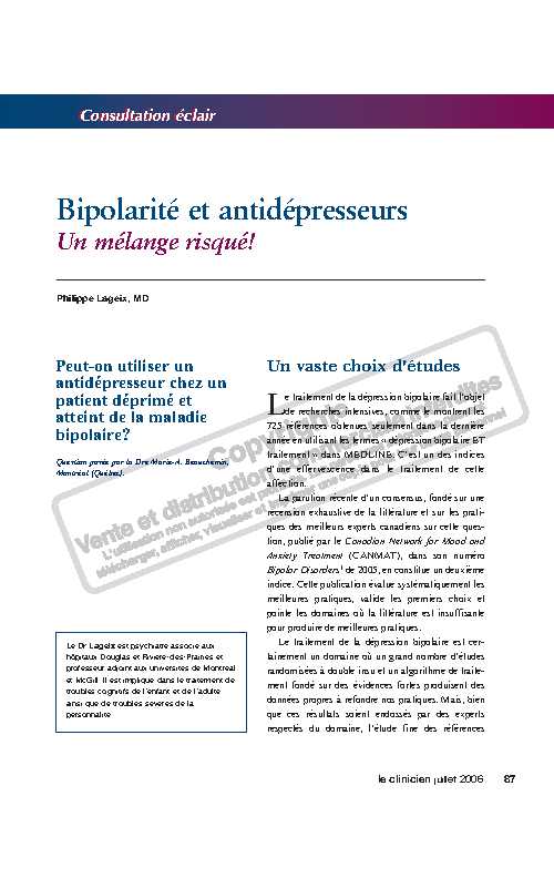 Bipolarite.et.Anti-depresseurs