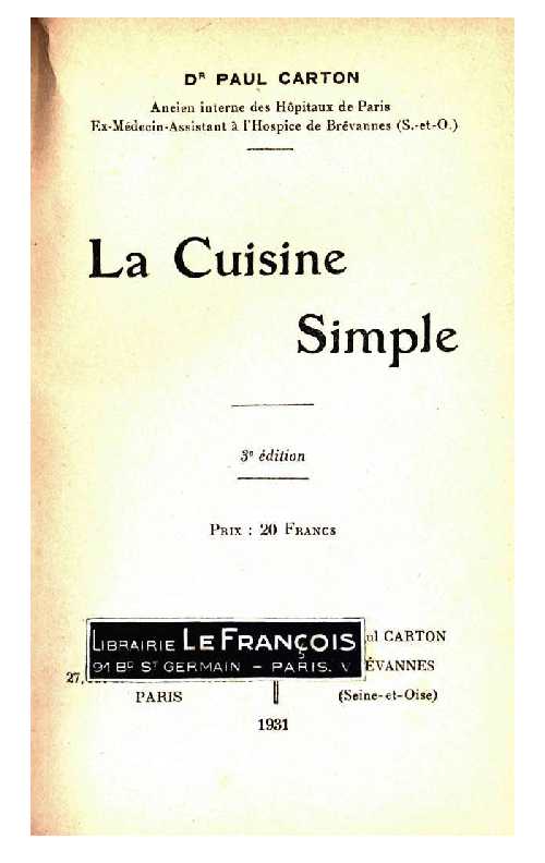 Carton.Cuisine.Simple