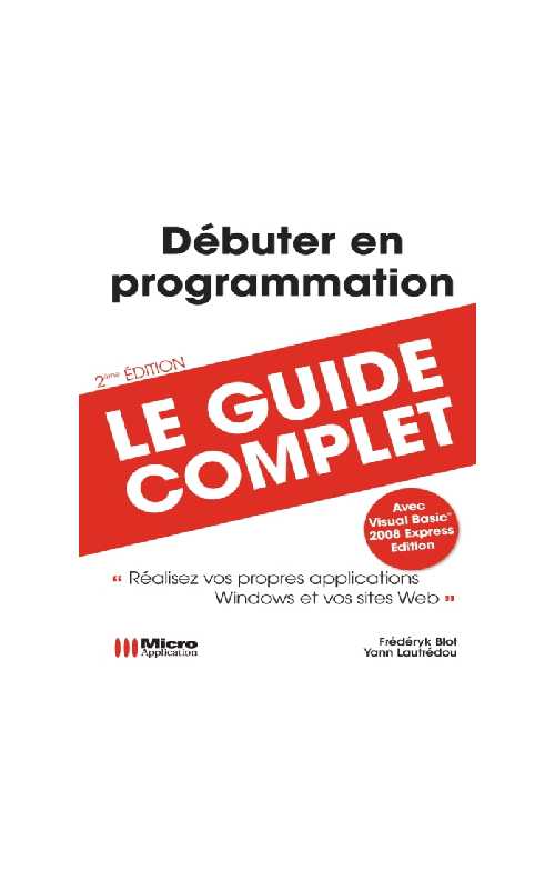 Débuter.en.Programmation