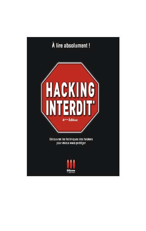 Hacking.Interdit.MicroApp